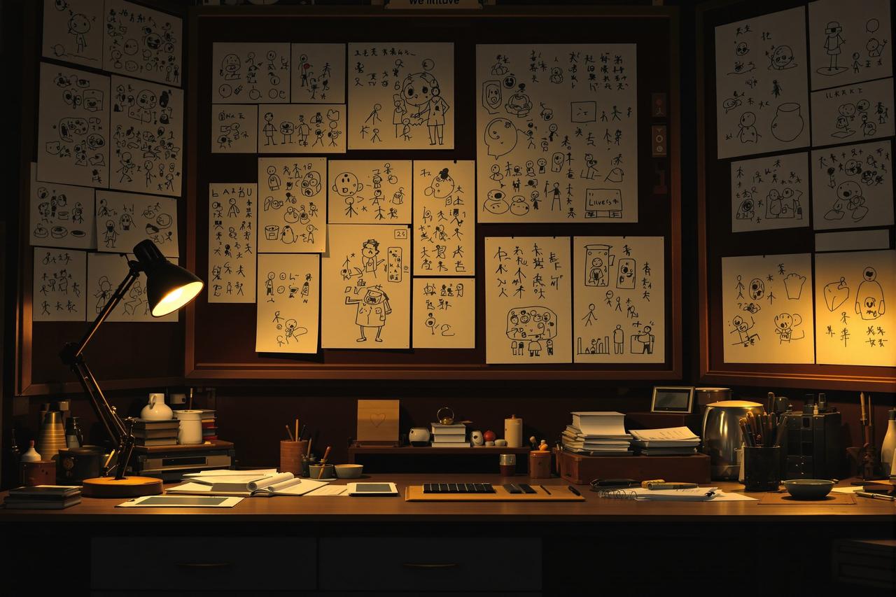 高清短剧 - 创作工作室氛围